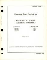 Illustrated Parts Breakdown for Hydraulic Boost Control Assembly - Parts 137200-3, 137200-4, and 137200-5