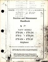 Erection and Maintenance for F7F-1N, F7F-2N, F7F-3, F7F-3N, F7F-4N, and F7F-3P