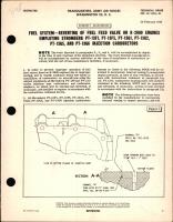 Reventing of Fuel Feed Valve on R-2800 Engines Employing Stromberg PT-13F1, PT-13F5, PT-13G1, PT-13G2, PT-13G5, & PT-13G6 Injection Carburetors