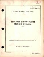 Illustrated Parts Breakdown for Slide Type Shutoff Valves Solenoid Operated
