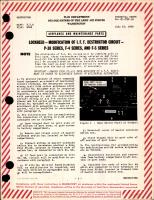 Modification of I.F.F. Destructor Circuit for P-38, F-4, and F-5 Series