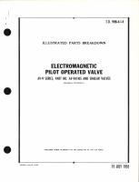 Illustrated Parts breakdown for Electromagnetic Pilot Operated Valve AV-9 Series, Part No. AV-9A1105 and Similar Valves