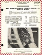 Replacement of Tachometer Generator for P-51B, C, D, and K