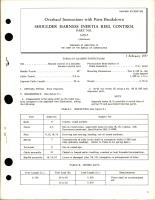 Overhaul Instructions with Parts Breakdown for Shoulder Harness Inertia Reel Control - Part 3459-5