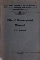 Pilots' Powerplant Manual