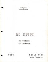 Overhaul Manual for AC Motor - Part 941D608-2 and 941D608-4 