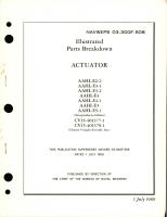 Illustrated Parts Breakdown for Actuator