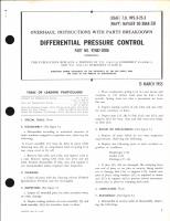 Overhaul Instructions with Parts Breakdown for Differential Pressure Control Part no. 92482-0200
