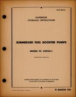 Overhaul Instructions for Submerged Fuel Booster Pumps - TF-54900-1