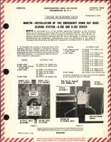 Installation of the Emergency Bomb Bay Door Closing System for B-26B and B-26C Series