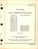 Parts Catalog for Fuel Flowmeter Indicators Part No. 366700, 37601, 36702, 36703, 36705 