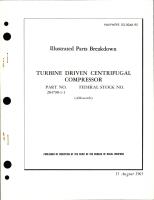 Illustrated Parts Breakdown for Turbine Driven Centrifugal Compressor - Part 204790-1-1