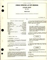 Overhaul Instructions with Parts Breakdown for Rotary Actuator - BYLC 2254