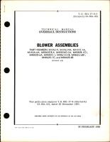 Overhaul Instructions for Blower Assemblies