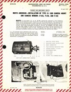Installation of Type C-1 Gun Camera Mount and Camera Window