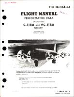 Flight Manual Performance Data for C-118A and VC-118A