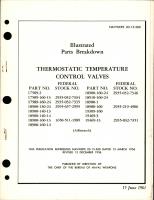 Parts Breakdown for Thermostatic Temperature Control Valves