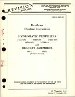 Overhaul Instructions for Hydromatic Propellers and Bracket Assemblies