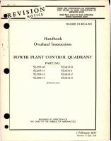 Overhaul Instructions for Power Plant Control Quadrant