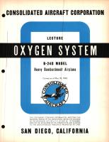 Oxygen System Lecture, B-24D Model - Familiarization Manual