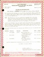 Replacement of Tail Wheel for P-51, P-51-1, P-51-2, and A-36