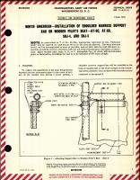 Installation of Shoulder Harness Support Bar on Wooden Pilots Seat for AT-6C, AT-6D, SNJ-4, and SNJ-5