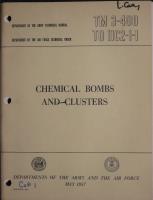 Chemical Bombs and Clusters