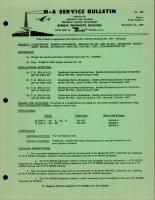 Carburetor, Bendix Stromberg, Model PD-9F1 and PD-9G1, Increased Adjustment Range, Automatic Mixture Control Unit, Incorporation 