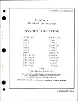 Overhaul Instructions for Oxygen Regulator 