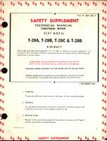 Safety Supplement to Technical Manual of Structural Repair for T-28A, T-28B, T-28C and T-28D