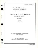 Overhaul Instructions with Parts Breakdown for Thermostat Controlled Shutoff Valve - Part 106388 