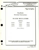 Overhaul Instructions for Water Regulators 