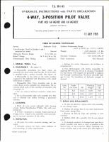 Overhaul Instructions with Parts Breakdown for 4-Way. 3-Position Pilot Valve