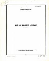 Parts Catalog for Air Associates Gear Box and Drive Assemblies