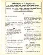 Overhaul Instructions with Parts Breakdown for Oil Cooler Assembly Model AP26AU24-02 and AP26AU24-01