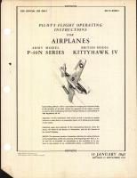 Pilot's Flight Operating Instructions for P-40N Series, Kittyhawk IV