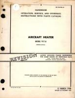 Operation, Service, and Overhaul Instructions with Parts Catalog for Aircraft Heater Model 917-A 