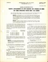 Replacement of Stop Washers and Spacers on Bomb Bay Door Operating Piston Rods for B-26 Series