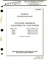 Overhaul Instructions for Totalizer Assemblies Capacitor Fuel Gage System, Part No. 386005, 386007, 386008 