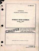 Overhaul Instructions for Hydraulic Motor Assemblies - MF-3906-2