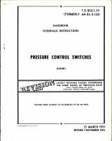 Overhaul Instructions for Cook Pressure Control Switches