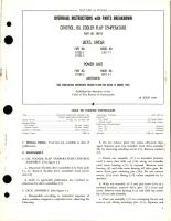 Overhaul Instructions with Parts Breakdown for Oil Cooler Flap Temperature Control, Linear Jacks and Power Unit 