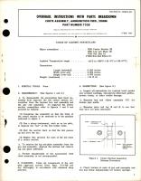 Overhaul Instructions with Parts Breakdown for 20MM Ammunition Feed Chute Assembly - Part 7328