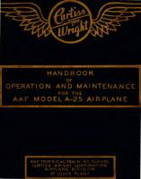 Operation & Maintenance Instructions for A-25