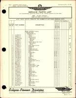 Service Parts List for De-Icer Electronic Timer - 42E00-1-A, 42E00-2-A, and 42E00-4-A 