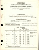 Overhaul Instructions with Parts Breakdown for Engine Control Quadrant Assembly - Part 3L3640