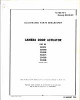 Illustrated Parts Breakdown Camera Door Actuator