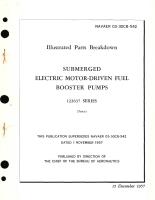 Illustrated Parts Breakdown for Submerged Electric Motor-Driven Fuel Booster Pumps 122637 Series