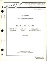 Overhaul Instructions for Hydraulic Motor - Model MC011-21E - Part 678069