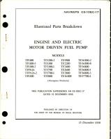 Illustrated Parts Breakdown for Engine and Electric Motor Driven Fuel Pump
